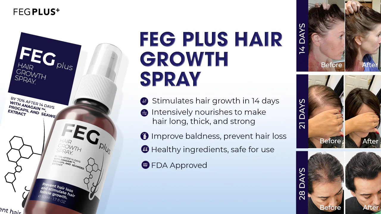 Feg Plus Beard & Hair Growth Serum