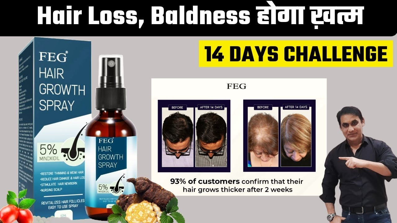 Feg Plus Beard & Hair Growth Serum