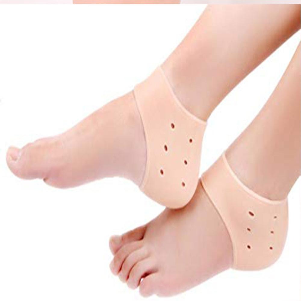 1 Pair Silicone Gel Heel Crack Protector